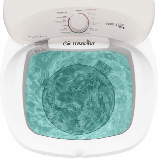 TANQUINHO SEMIAUTOMÁTICO MUELLER FAMILY BRANCO 10KG