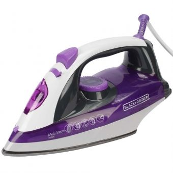 FERRO BLACK & DECKER VAPOR X6000 CERAMIC PLUS BCO/ROXO