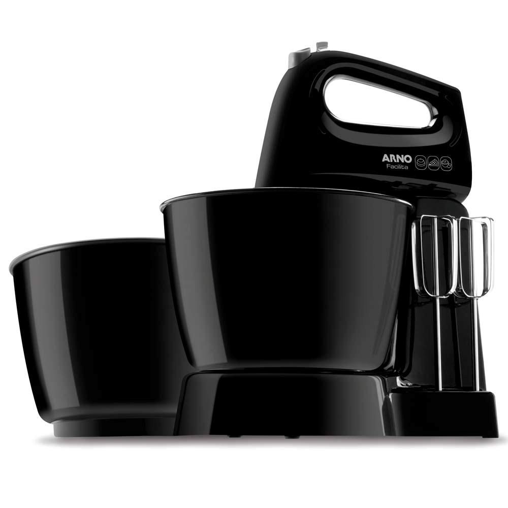 BATEDEIRA ARNO FACILITA SX16 2 TIGELAS PRETO