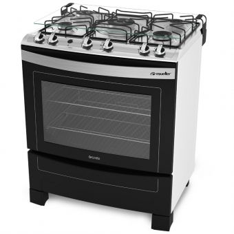 FOGAO MUELLER 5B DECORATO VIDRO PTO