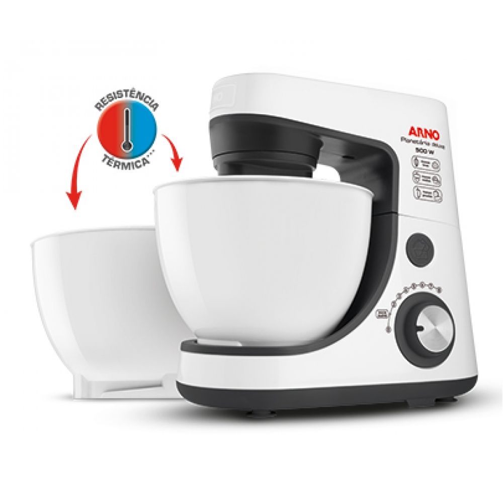 BATEDEIRA ARNO PLANETARIA 2TIGELAS SX89 500W 8VEL BCO 4L110V