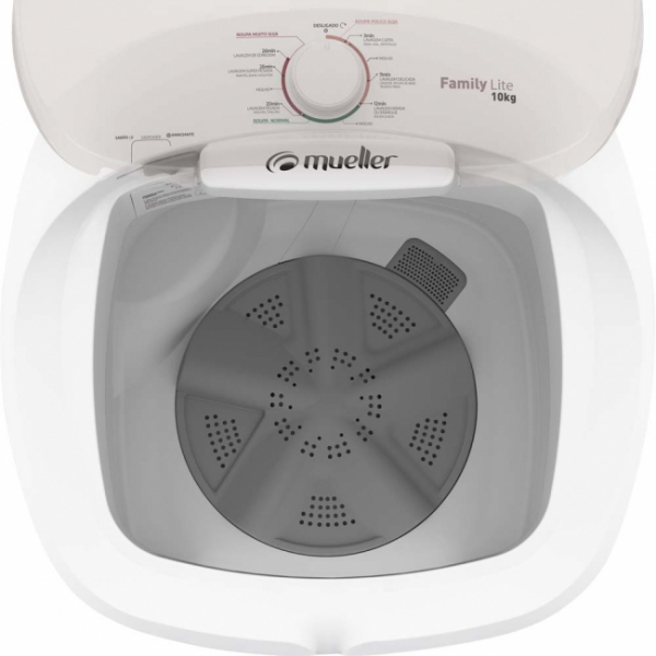 TANQUINHO SEMIAUTOMÁTICO MUELLER FAMILY BRANCO 10KG